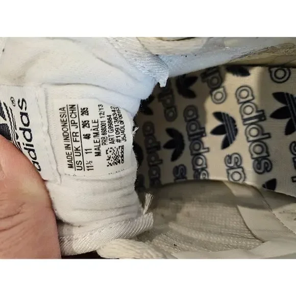 Make Offers! adidas Rod Laver White and Blue G99864 Size 11.5 - Picture 11 of 14